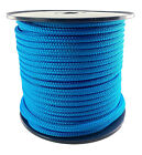 12mm Royal Blue Double Braid On Braid Polyester Rope x 100 Metre Reel Boat Yacht