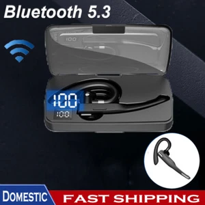 Wireless Sports Outdoor Bluetooth Earphones Earbuds Headphone Waterproof Ear - Picture 1 of 17