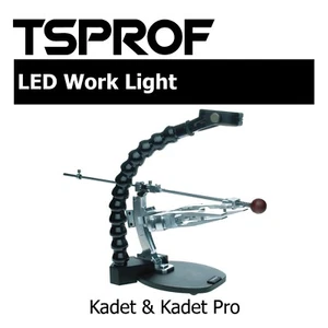 TSPROF Kadet Pro Adjustable LED Work Light Knife Sharpener Axicube Stone Plate - Picture 1 of 6