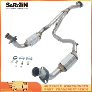 Catalytic Converter Set For Jeep Liberty 2005-2007 3.7L Direct Fit Fast Shipping - Foto 1 di 9