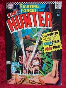 OUR FIGHTING FORCES #102 CAPT HUNTER DC COMICS ERA DE PLATA CÓMIC DE GUERRA - Imagen 1 de 2