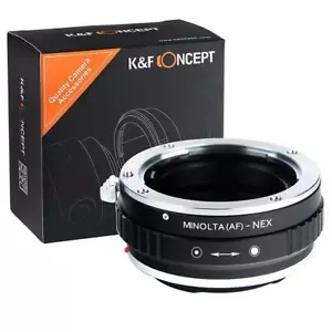 KF Adapter Sony A Mount / Minolta AF Lens to Sony E NEX 3 5 6 7 A6000 A7 - Picture 1 of 7