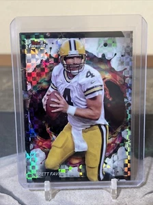 2024 Topps Finest #215 Rare Brett Favre Green Bay Quarterback X-Fractor - Picture 1 of 1