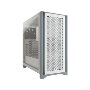 Corsair Carbide Series 4000D Airflow ATX Tempered Glass White, 2x 120mm Fans - Picture 1 of 3