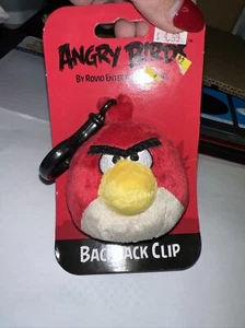 Angry Birds Red Bird Backpack Clips Keychains **NEW** Rare!! - Picture 1 of 5