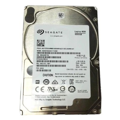 Seagate 4TB ST4000LM016 5400RPM SATA 2.5" HDD Hard Drive 128MB Cache 15mm - Image 1 of 3