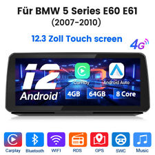 Produktbild - Carplay Für BMW E60 E61 E90 E91 CCC 12.3“ Android 12 Autoradio GPS Navi BT 4+64G