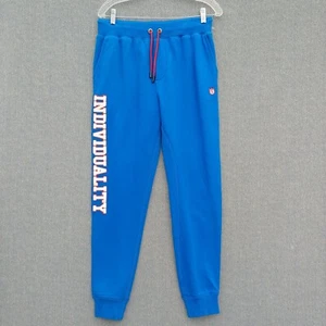 Neu ohne Etikett Cult of Individuality Herren Gr. Small Jogginghose Jogger Pants Spell Out blau - Bild 1 von 14