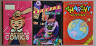 odd lot of Alternative Comics 1, Anarchy Comics 1, Crucial Fiction 1