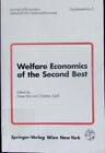 Welfare Economics Of The Second Best Bos Dieter 
