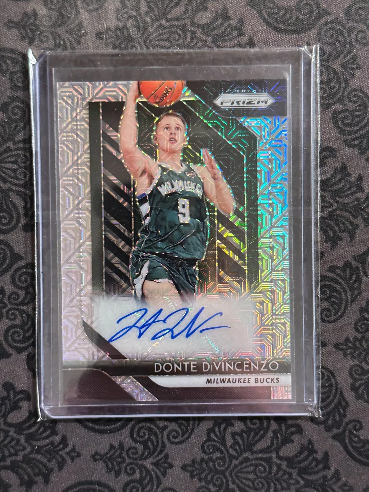 2018-19 PRIZM DONTE DIVINCENZO ROOKIE AUTOGRAPHED CARD MOJO PRIZM SSP/25