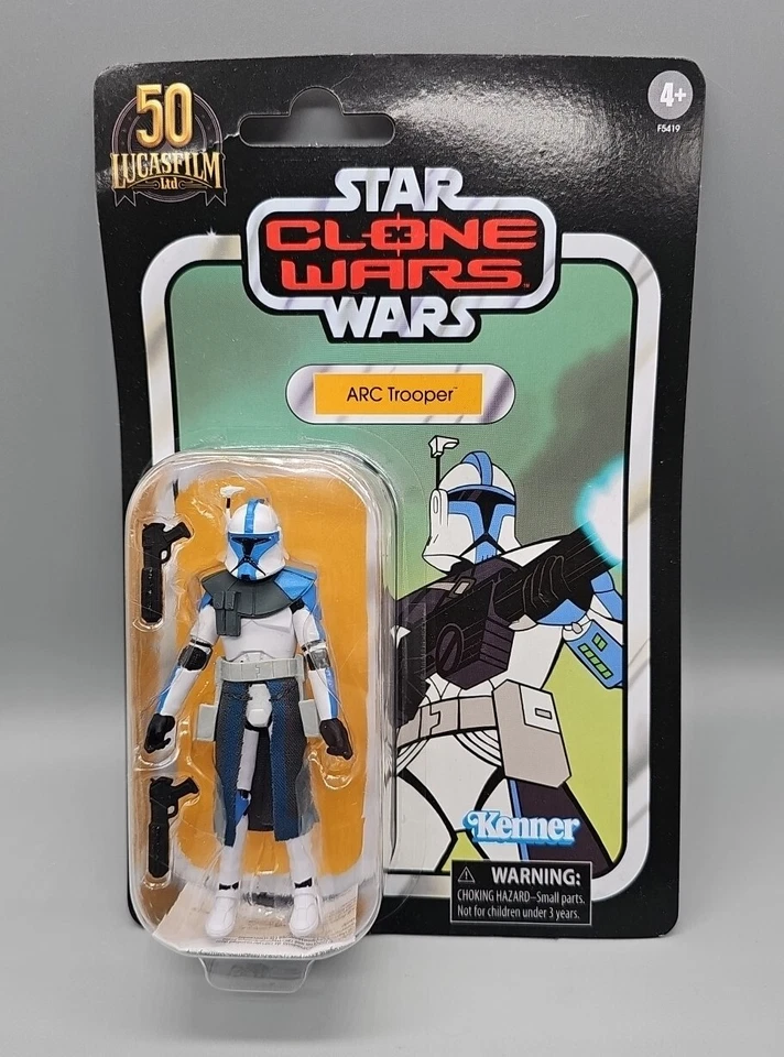 ARC Trooper Star Wars CLONE Colección Vintage 3.75 Pulgadas VC212 TARJETA NO COMO NUEVA Foto 1 de 4