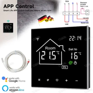 Thermoregulator Smart LCD WIFI Thermostat Digital Raumthermostat Fußbodenheizung - Bild 1 von 10