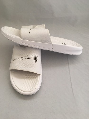 Nuovi sandali uomo NikeLab Nike Benussi Slide Lux sandalo triplo bianco 818742 100