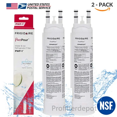 Filtro Frigidaire FPPWFU01 PurePour EPPWFU01 PWF-1 Compatible 2 unidades Nuevo Foto 1 de 4