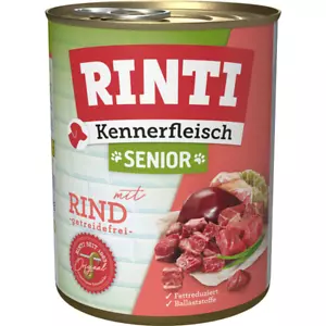 Rinti Dose Kennerfleisch Senior Rind 12 x 800g - Bild 1 von 1
