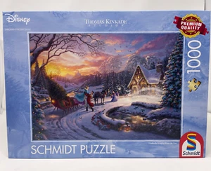 Schmidt ~ Cinderella Bringing Home The Tree  By Thomas Kinkade ~ 1000 Pieces  - Picture 1 of 2