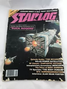 STARLOG #16 September 1978 Buck Rogers Fantastic Voyage Alan Dean Foster - Picture 1 of 2