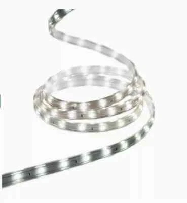 GE StayBright 240-Light 19.6-ft White Integrated LED Christmas Tape Lights - Image 1 of 4