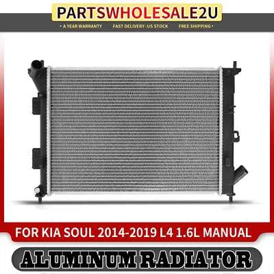 Nuevo radiador para Kia Soul 2014 2015 2016 2017 2018 2019 L4 1,6 L sin enfriador de aceite Foto 1 de 4