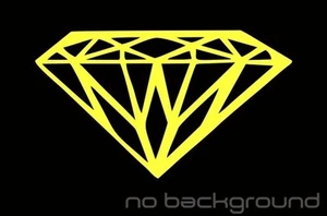 Diamond Sticker Vinyl Decal Classy Shape Car Window illest Kdm Jdm Bling Colors - Picture 1 of 15