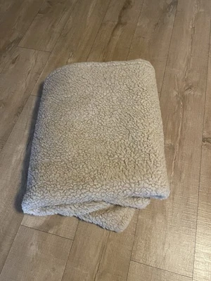 100% Wolle Schafwolle Wolldecke Merino Kuscheldecke - Bild 1 von 4