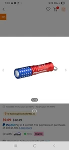 Olight i3E EOS 90 Lumens Keychain Flashlight EDC Flashlight (Stars & Stripes) - Picture 1 of 9