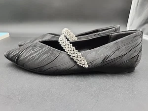 Birdies Goldfinch Kristall spitz zulaufender Riemen flach Größe 8,5 1202-19 - Bild 1 von 4