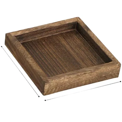7 Piece Paulownia Wood Tea Tray Set Japanese Style Solid Wood Tea Serving Tray - Image 1 of 4