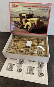 ICM WWII GERMAN SEMI TRACKED TRUCK V3000S/SS MAULTIER MODEL KIT 35412 * 1:35 - Picture 1 of 7