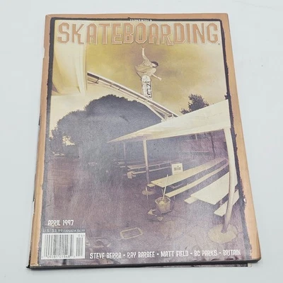 TransWorld SKATEboarding Magazine April 1997 Vol 15 No 4 Steve Berra Ray Barbee - Image 1 of 4