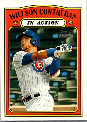 2021 Topps Heritage #42 Willson Contreras - Image 1 of 2