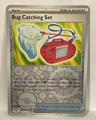 Pokémon TCG Prismatic Evolutions Bug Catching Set 102/131 Reverse Holo Near Mint - Image 1 of 2