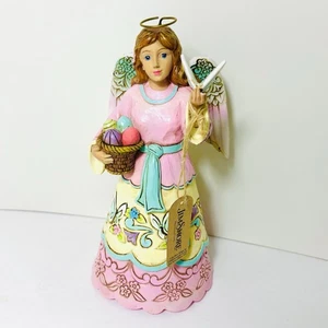 Jim Shore Heartwood Creek Easter  Angel with Butterfly 8” #6010592 NWT No Box - Picture 1 of 15