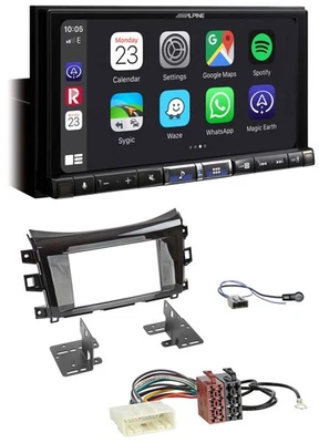 Alpine 2DIN DAB USB MP3 Bluetooth Autoradio für Nissan Navarra D231 2016-2022 Ra - Bild 1 von 4