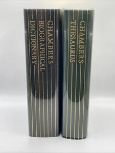 Chambers Biographical Dictionary and Thesaurus Folio Society Very Good - Picture 1 of 12