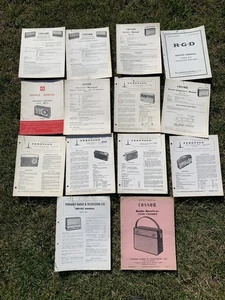 TRADER SERVICE SHEETS LATE 50’s , 60’s & 70s JOBLOT Radios Free P+P - Picture 1 of 5