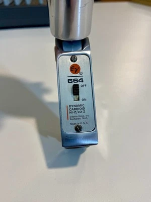 Electro-Voice EV664 Dynamic Microphone w/ Original Box – Vintage – Extras - Image 1 of 4