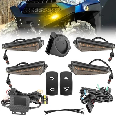 Kit legal de calle para 16-23 Can-Am Defender HD5 HD7 HD8 HD9 HD10 señal de giro Foto 1 de 4