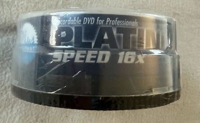 Platinum DVD+R 4,7 GB Bedruckbare DVD-Rohlinge (16x Speed) 25er Spindel 100121 - Bild 1 von 4