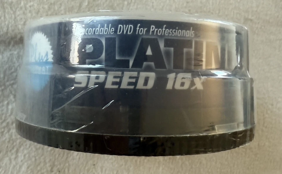 Platinum DVD+R 4,7 GB Bedruckbare DVD-Rohlinge (16x Speed) 25er Spindel 100121 - Bild 1 von 4