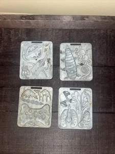 VINTAGE 1967 Mattel Toy Creepy Crawlers CREEPY Thing Maker Molds.  Lot Of 4 - Picture 1 of 7