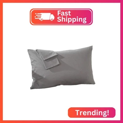 Funda de almohada de viaje 12X16 500 hilos de algodón egipcio conjunto de 2 almohadas para niños pequeños Foto 1 de 2