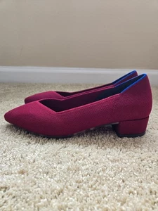 Rothys the high point in love insole heels womens 8.5 red - Picture 1 of 9