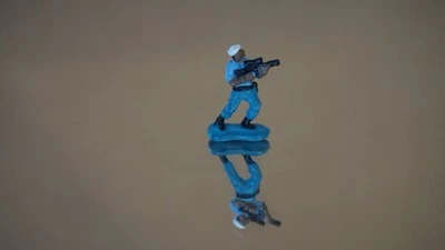 Military Micro Machines Rifleman Sailor in Navy Uniform - Image 1 of 4