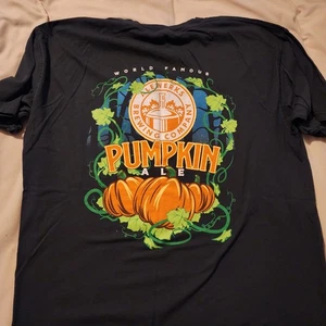 Alewerks Brewing Pumpkin Ale camicia grande da uomo Williamsburg VA - Foto 1 di 3