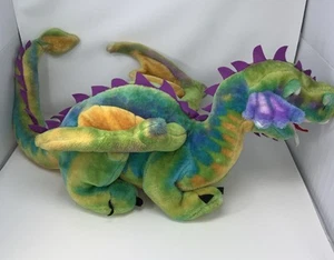Melissa & Doug Giant Dragon Multi Color 28" Plush Stuffed Animal - Picture 1 of 7