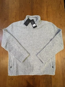 Ten Thousand Full Zip Nock Neck Wool Jacket LTGRY XLarge Workout - Bild 1 von 8