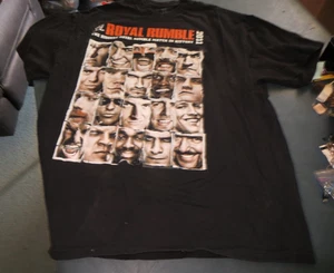CAMISETA WWE 2011 40 MAN ROYAL RUMBLE 2XL DOBLE CARA NEGRA CENA PUNK KANE ORTON - Imagen 1 de 5