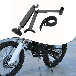 Support de b��quille moto m��tal l��ger fonction hauteur r��glable - Photo 1/10
